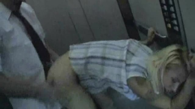 Rape video of a Sexy mature woman in an elevator