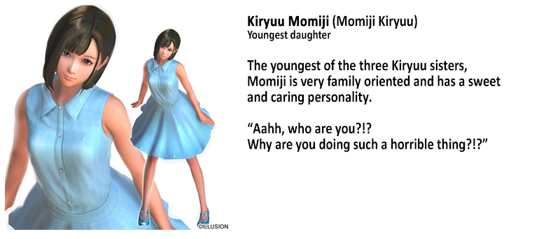 The young and shy Momiji Kiryuu