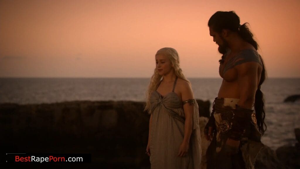 Khal Drogo and Daenerys after wedding