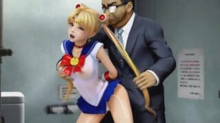 Sailor Moon rape in an incredible hentai animation video